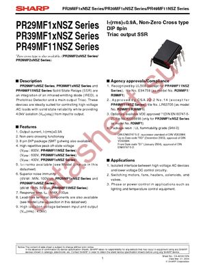 PR29MF11NSZF datasheet  